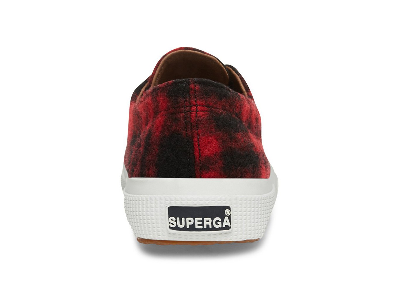 Superga Espadrille Womens - 2750 Shepherdwoolu - Red/Black - IXTMJ9504